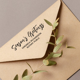 シーズモダンンズグリーティングマクネサミナータイムホリデイ セルフインキングスタンプ