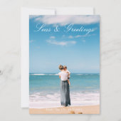 シーズラブシー&グリーティング海フォトフラットカード (正面)