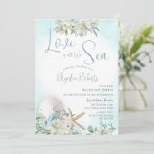 シーズラブブライダルシャワーフローラビーチ 招待状
