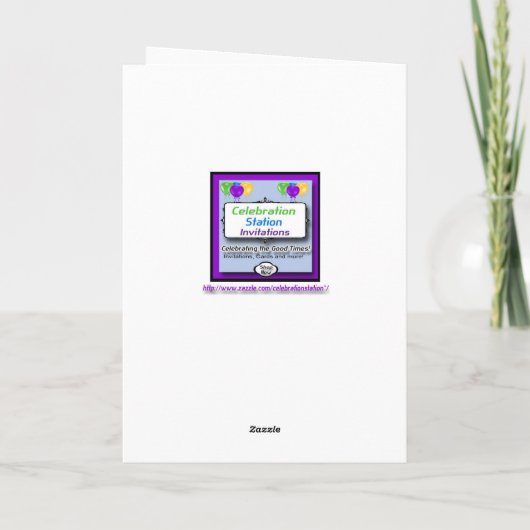 シーズンのあいさつ小妖精や小人の挨拶状 シーズンカード (裏面)