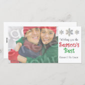 シーズンのカ最高のスタイズ可能なフォトカード シーズンカード (正面/裏面)