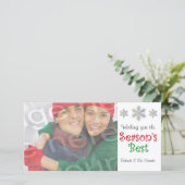 シーズンのカ最高のスタイズ可能なフォトカード シーズンカード (スタンド正面)