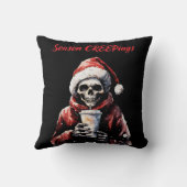 シーズンのクリエプニングクリスマススケルトン クッション (裏面)