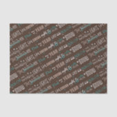 シーズンのクリスマス詩のパターンID593 薄葉紙 (正面)