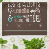 シーズンのクリスマス詩ID593 キッチンタオル (折り畳み)