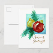シーズンのグリーティングカードwith宝玉 シーズンポストカード (正面/裏面)