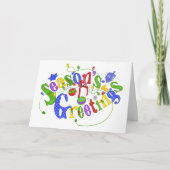 シーズンのグリーティングクリスマスカード シーズンカード (正面)