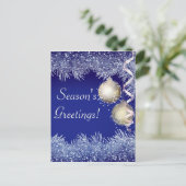 シーズンのグリーティングクリスマスグリッタークリスマス ポストカード (スタンド正面)