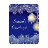 シーズンのグリーティングクリスマスグリッタークリスマス マグネット (縦)