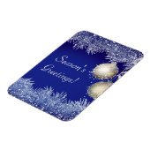 シーズンのグリーティングクリスマスグリッタークリスマス マグネット (左側)