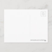 シーズンのグリーティングクリスマスペンギン漫画の穴 シーズンポストカード (裏面)