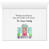 シーズンのグリーティングクリスマスホーム (内部横(下))