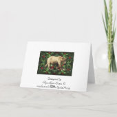 シーズンのグリーティンググリズリーベアーワイルドライフクリスマスカード シーズンカード (裏面)