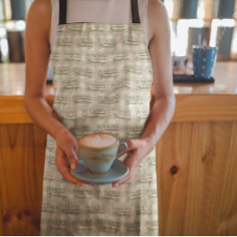 シーズンのグリーティングジンガムクリスマス エプロン