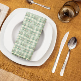 シーズンのグリーティングジンガムクリスマス キッチンタオル