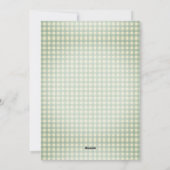 シーズンのグリーティングジンガムクリスマス シーズンカード (裏面)