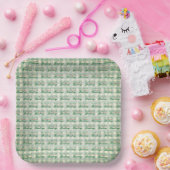 シーズンのグリーティングジンガムクリスマス ペーパープレート (パーティー)