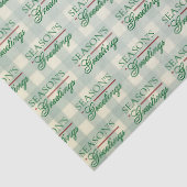 シーズンのグリーティングジンガムクリスマス 薄葉紙 (詳細)