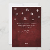 シーズンのグリーティングスモダンクリプト3 PHOTOコラージュ シーズンカード (裏面)