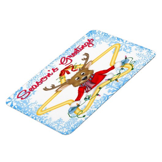 シーズンのグリーティングトインデナーフレックス磁石 マグネット (左側)