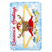 シーズンのグリーティングトインデナーフレックス磁石 マグネット (縦)