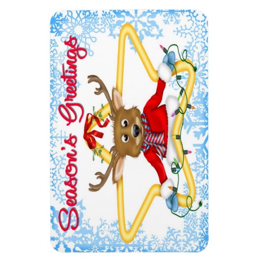 シーズンのグリーティングトインデナーフレックス磁石 マグネット (縦)