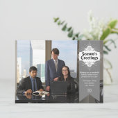 シーズンのグリーティングビジネスホリデーのフォトカード シーズンカード (スタンド正面)