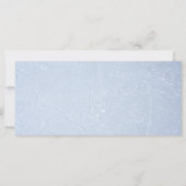 シーズンのグリーティングホッケーフォトフラットカード (裏面)