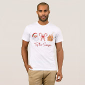 シーズンのサンタクロース Tシャツ (正面フル)