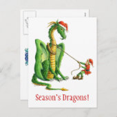 シーズンのドラゴンのポストカード シーズンポストカード (正面/裏面)