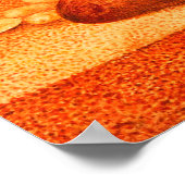 シーズンのフルーツレモンと白い花のポスター ポスター (角)