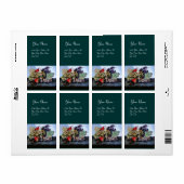 シーズンのフルーツ1 – ブドウと梨 ラベル (フルシート)