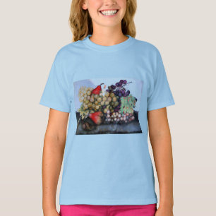 シーズンのフルーツ1 – ブドウと梨 Tシャツ