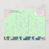 シーズンのフルーツ1 ポストカード (裏面)