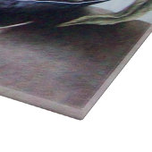 シーズンのフルーツ4 – アーティチョーク、バラ、イチゴ カッティングボード (角)