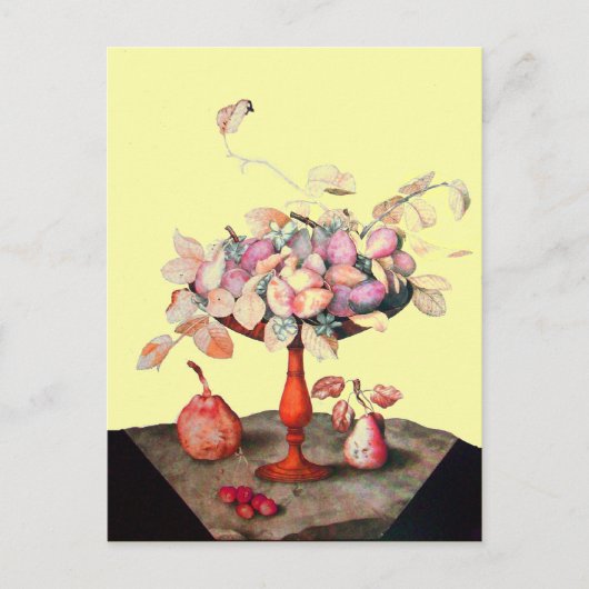 シーズンのフルーツ5 ポストカード (正面)