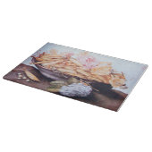 シーズンのフルーツ6 – 豆とバラ カッティングボード (角)