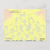 シーズンのフルーツ/カボチャのハロウィーン,感謝祭 ポストカード (裏面)