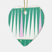 シーズンの不思議なクリスマスツリー セラミックオーナメント (左)