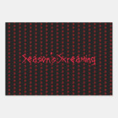 シーズンの悲鳴ハロウィーンラッピング紙 ラッピングペーパーシート (正面3)