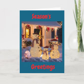 シーズンの挨拶が燃え上がった！ シーズンカード (正面)