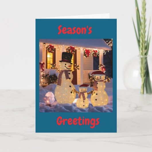 シーズンの挨拶が燃え上がった！ シーズンカード (正面)