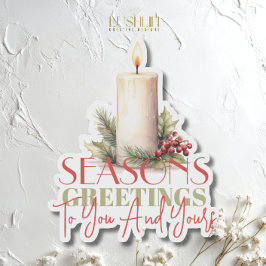 シーズンの挨拶とお休み シール