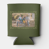 シーズンの挨拶のカスタム写真と名前はクーラー 缶クーラー (正面)