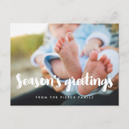 シーズンの挨拶の休日モダンの写真 ポストカード