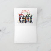 シーズンの挨拶の折り畳みホリデーカード シーズンカード (内部)