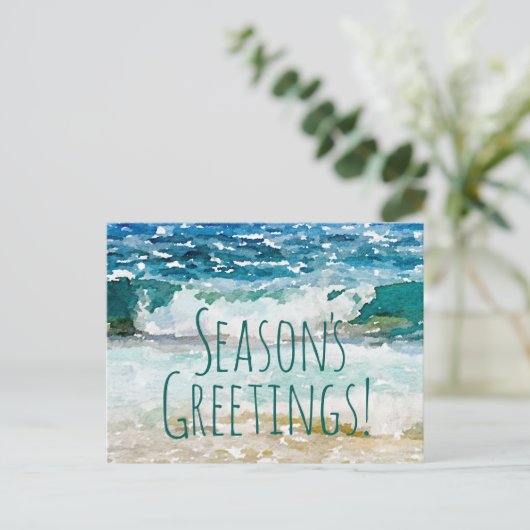 シーズンの挨拶の新しいホーム 案内ポストカード (スタンド正面)