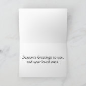 シーズンの挨拶をカスタマイズ可能 シーズンカード (内部)