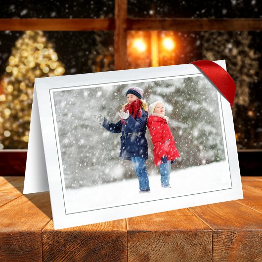 シーズンの挨拶ウィンターパイン2写真 カード