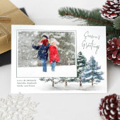 シーズンの挨拶ウィンターパイン2写真 シーズンカード